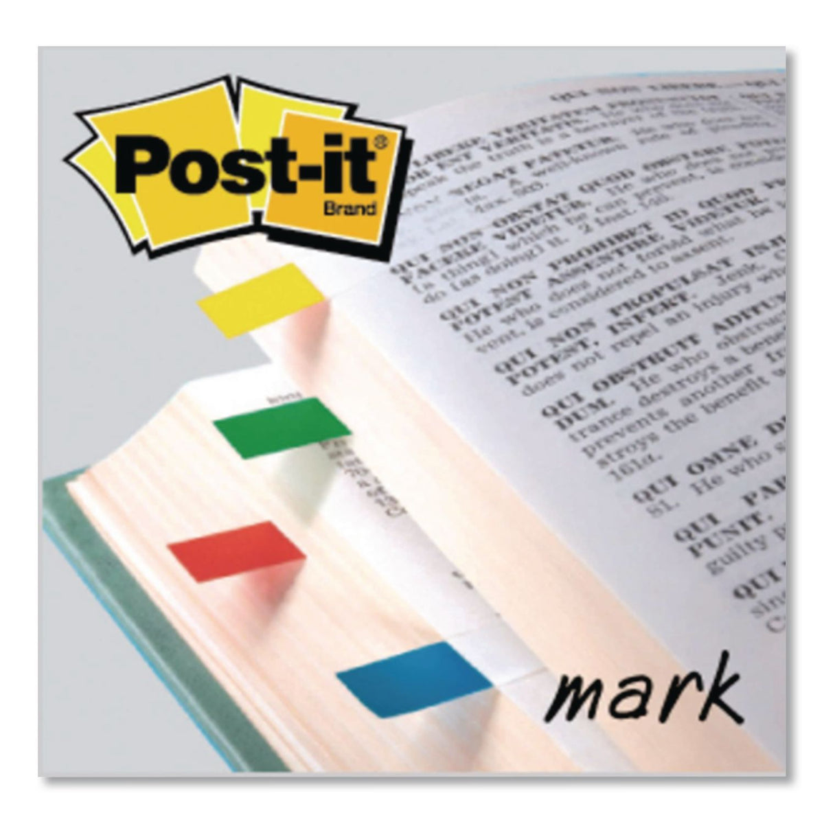 Flags and Tabs Combo Pack, Assorted Primary Colors, 230/Pack