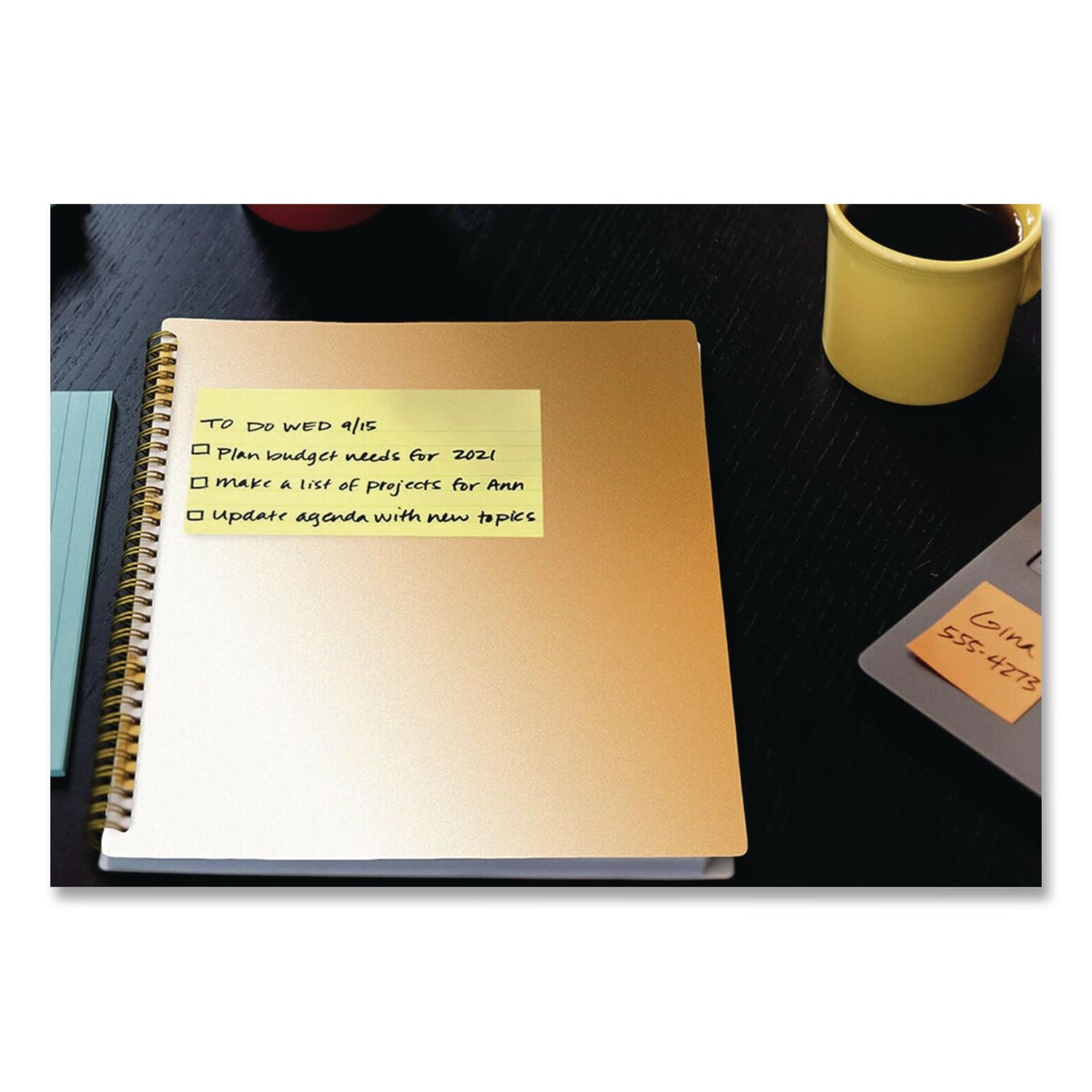Original Pads in Canary Yellow, Value Pack, 3" x 5", 100 Sheets/Pad, 24 Pads/Pack