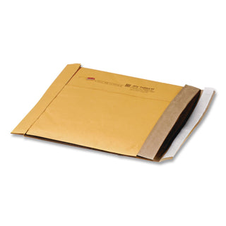 Jiffy Padded Mailer, #6, Paper Padding, Self-Adhesive Closure, 12.5 x 19, Natural Kraft, 50/Carton