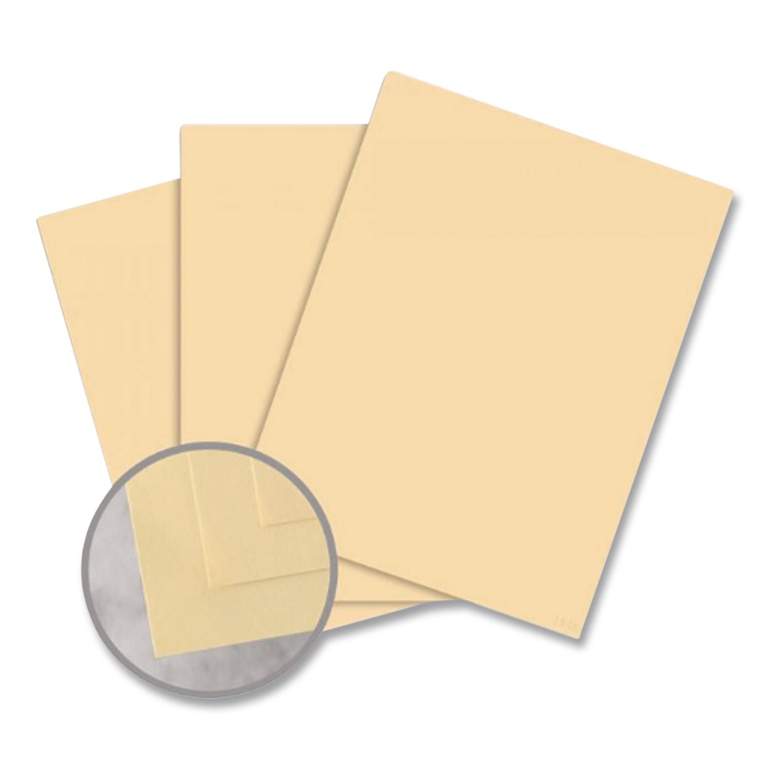 Exact Vellum Bristol Cover Stock, 67 lb Bristol Weight, 8.5 x 11, Ivory, 250/Pack