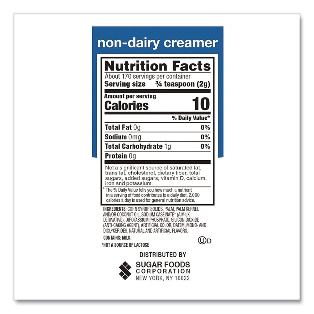 Non-Dairy Coffee Creamer, Original, 12 oz Canister