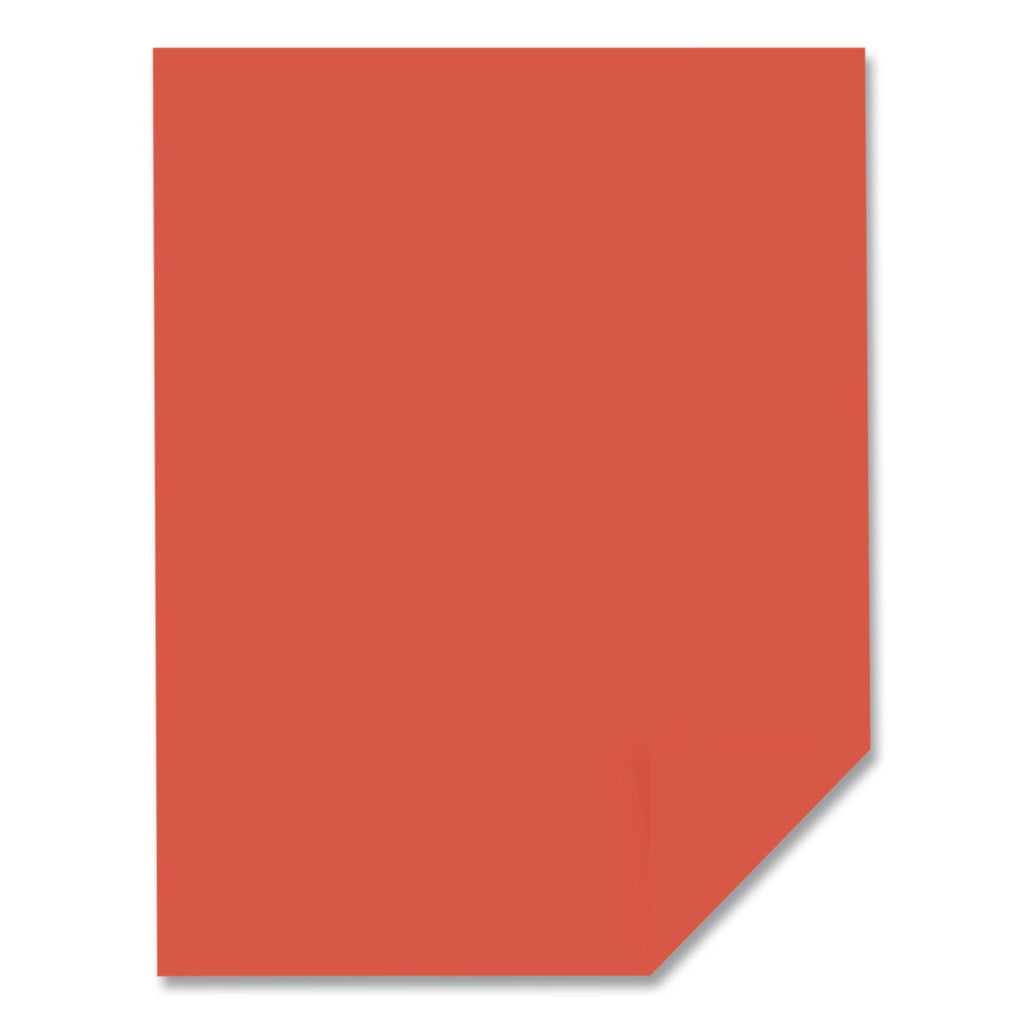Exact Brights Paper, 20 lb Bond Weight, 8.5 x 11, Bright Red, 500/Ream