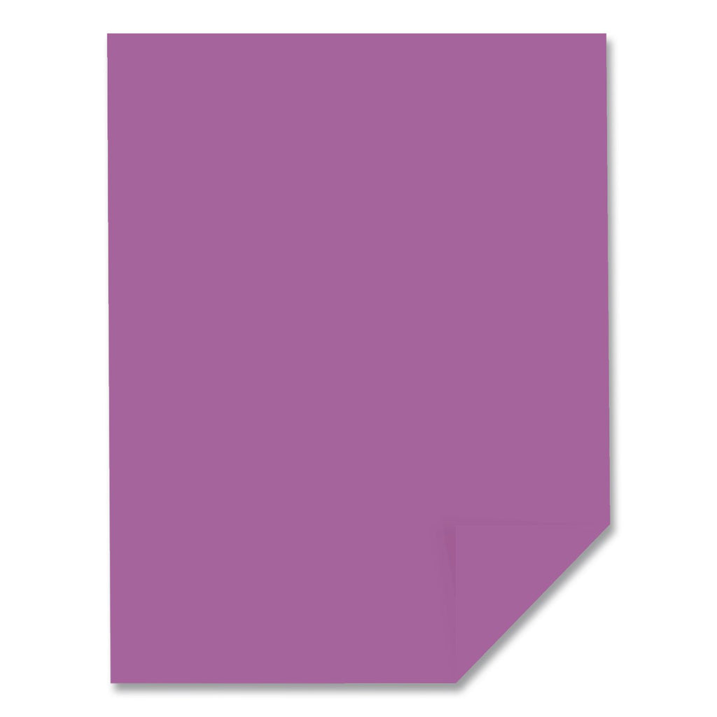 Exact Brights Paper, 20 lb Bond Weight, 8.5 x 11, Bright Purple, 500/Ream