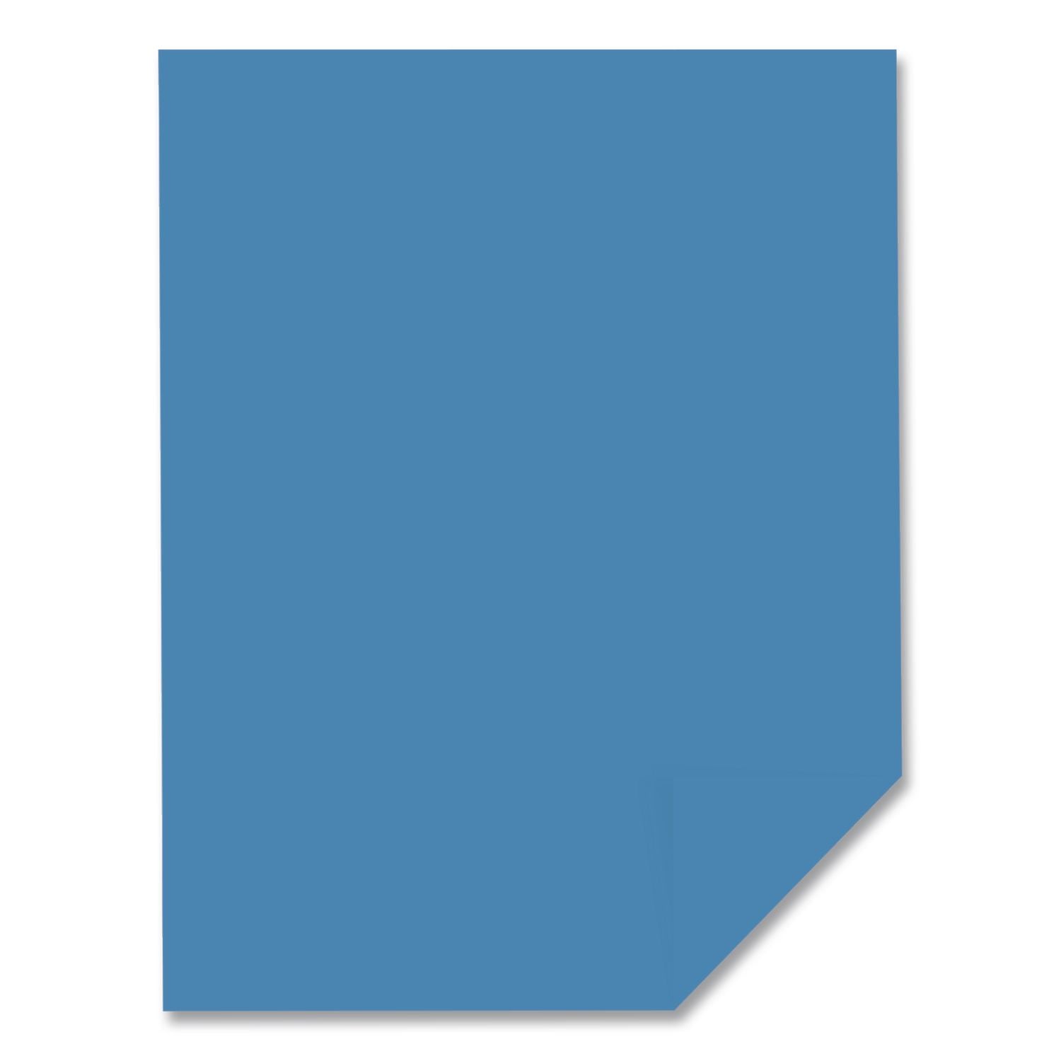 Exact Brights Paper, 20 lb Bond Weight, 8.5 x 11, Bright Blue, 500/Ream