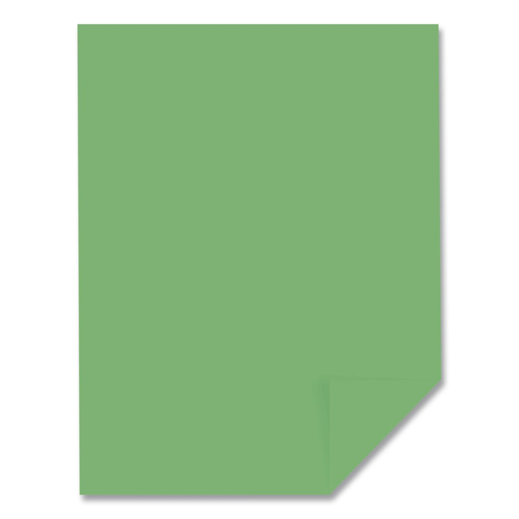 Exact Brights Paper, 20 lb Bond Weight, 8.5 x 11, Bright Green, 500/Ream