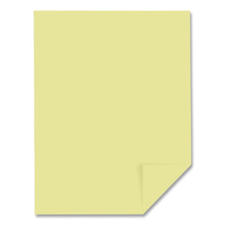Exact Index Card Stock, 110 lb Index Weight, 8.5 x 11, Canary, 250/Pack