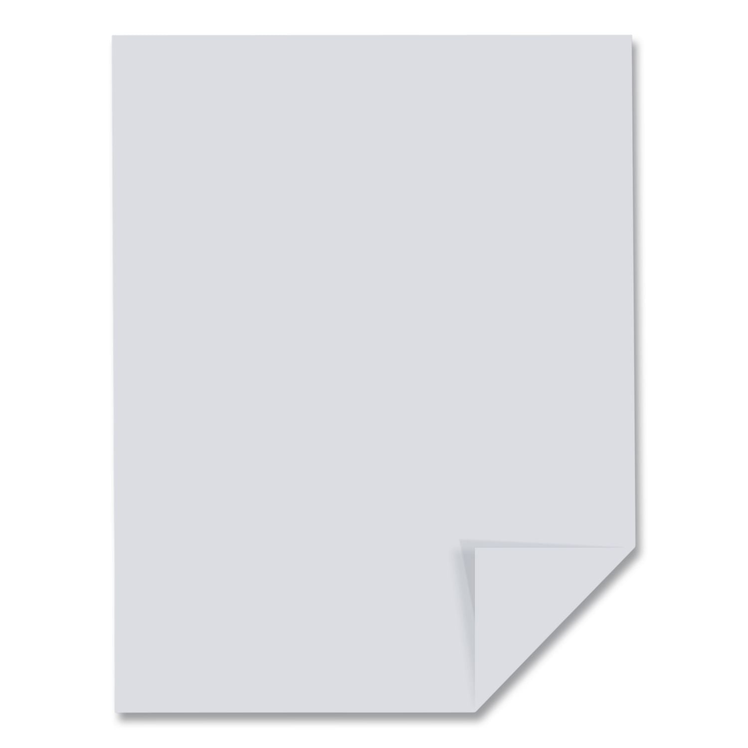 Exact Index Card Stock, 110 lb Index Weight, 8.5 x 11, Gray, 250/Pack