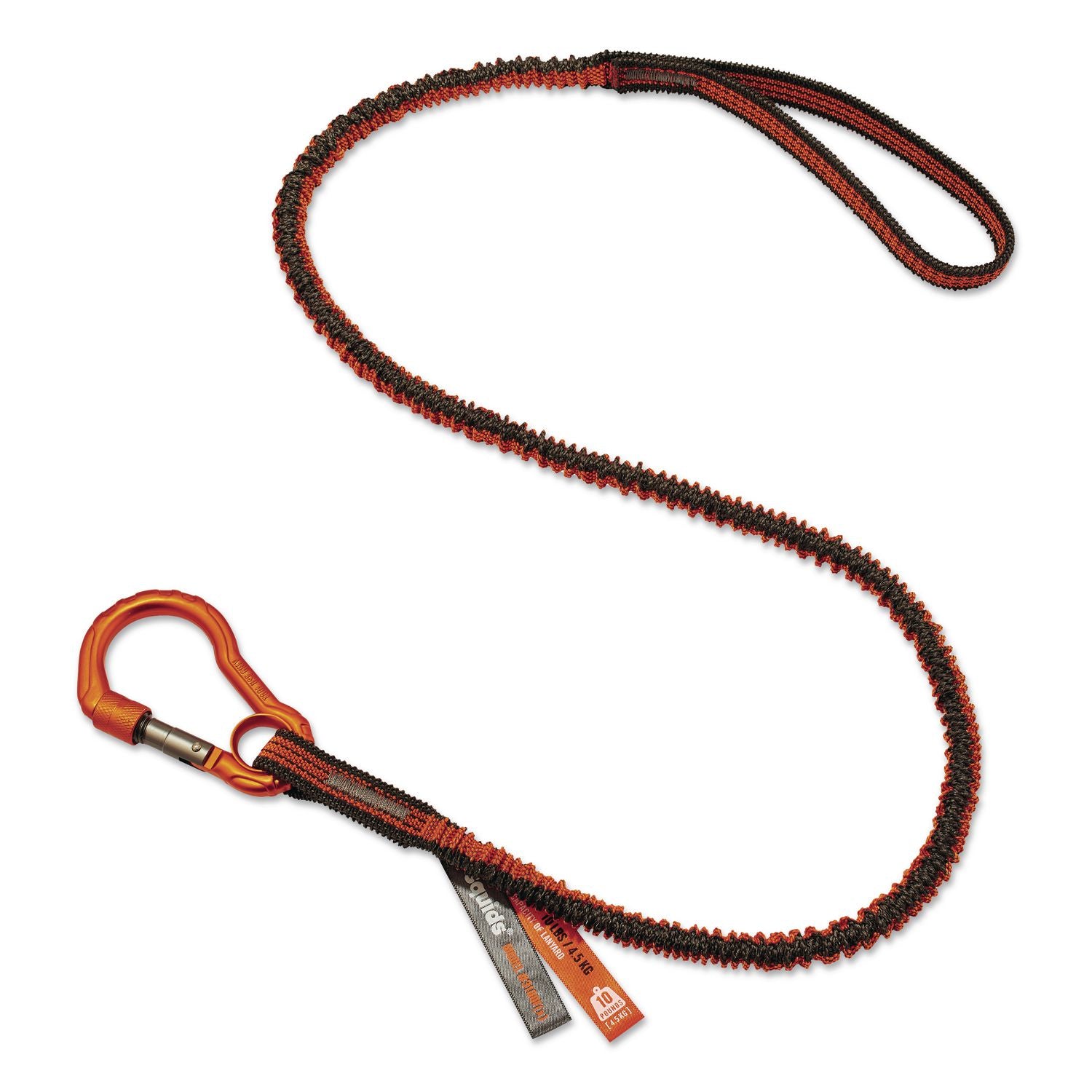 Squids 3193 Tape Measure Tethering Kit, 2 lb Max Working Capacity, 38" to 48" Long, Orange/Gray, Ships in 1-3 Business Days