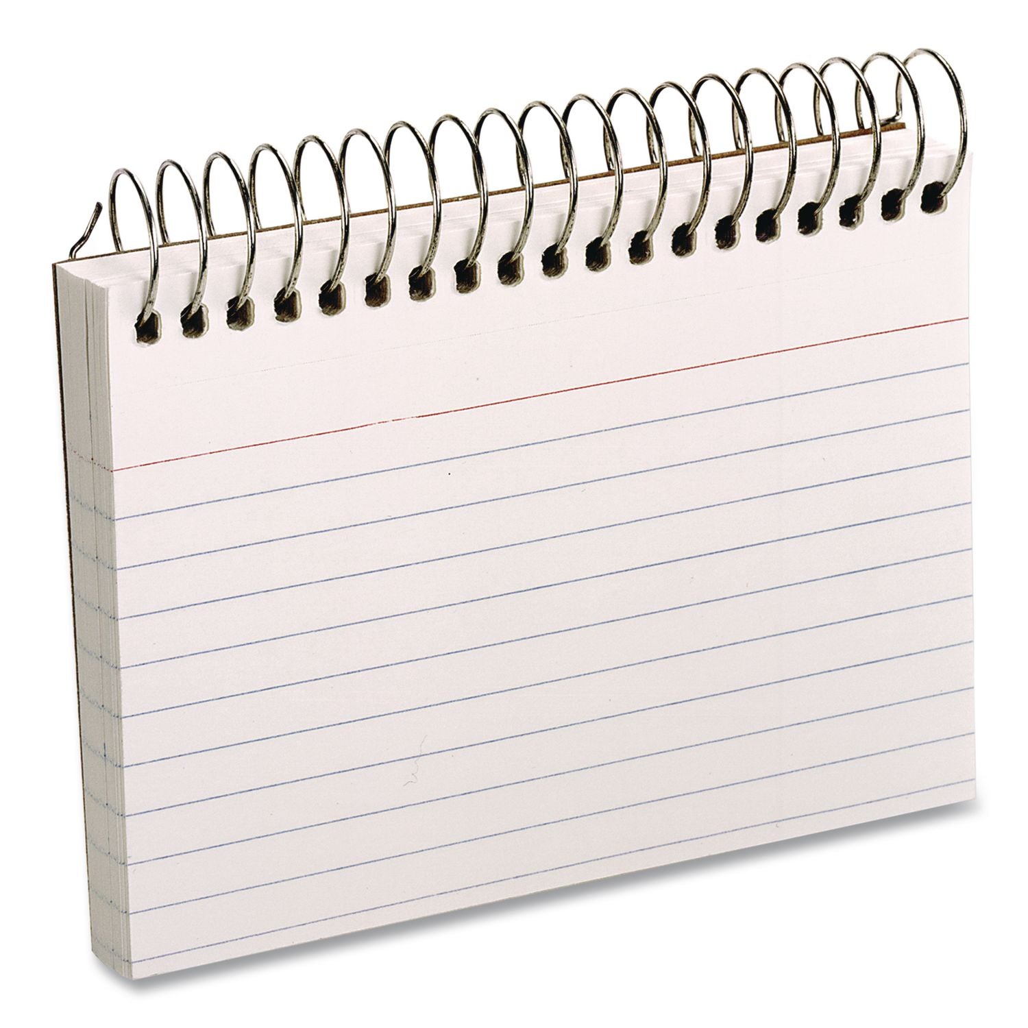 Spiral Index Cards, Ruled, 4 x 6, White, 50/Pack