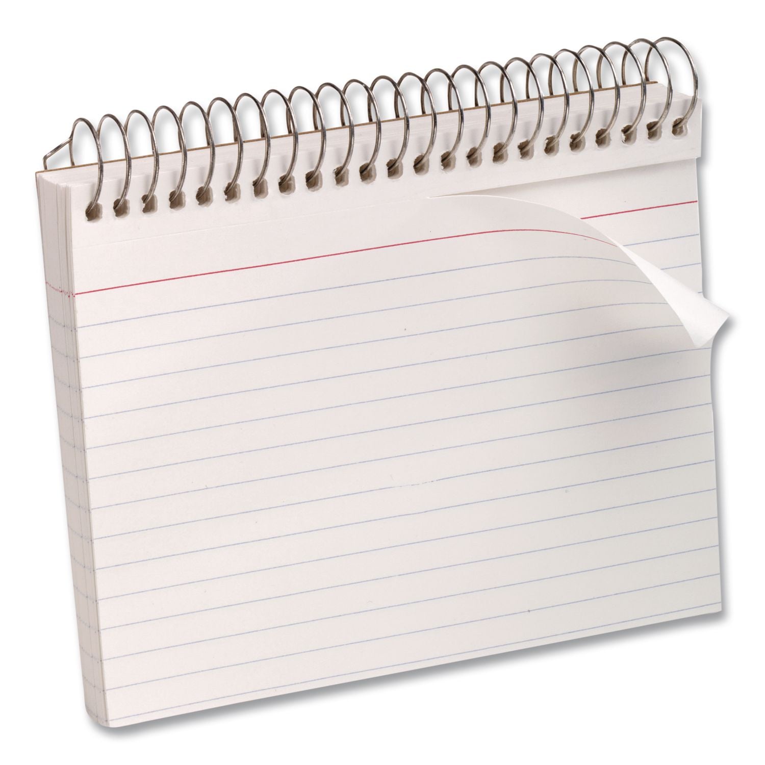 Spiral Index Cards, Ruled, 3 x 5, White, 50/Pack