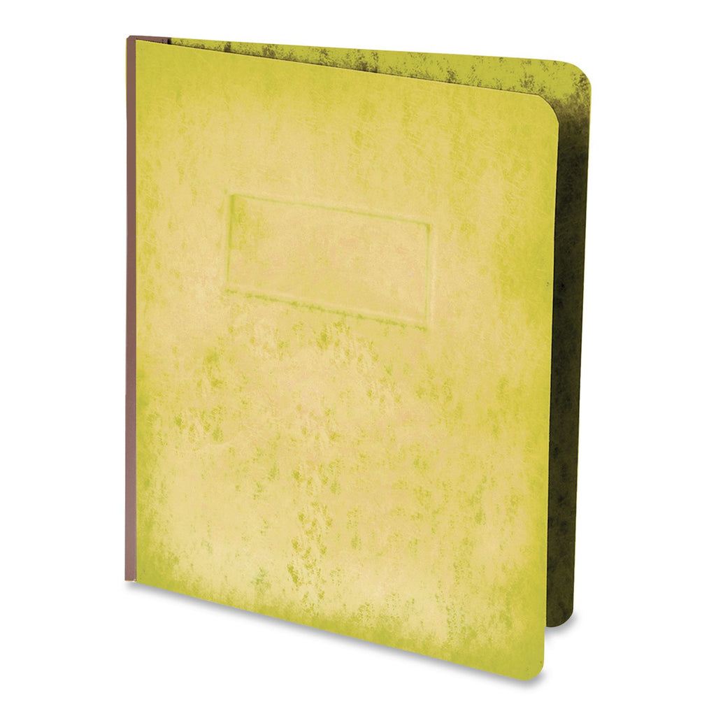 Heavyweight PressGuard and Pressboard Report Cover w/ Reinforced Side Hinge, 2-Prong Metal Fastener, 3" Cap, 8.5 x 11, Yellow