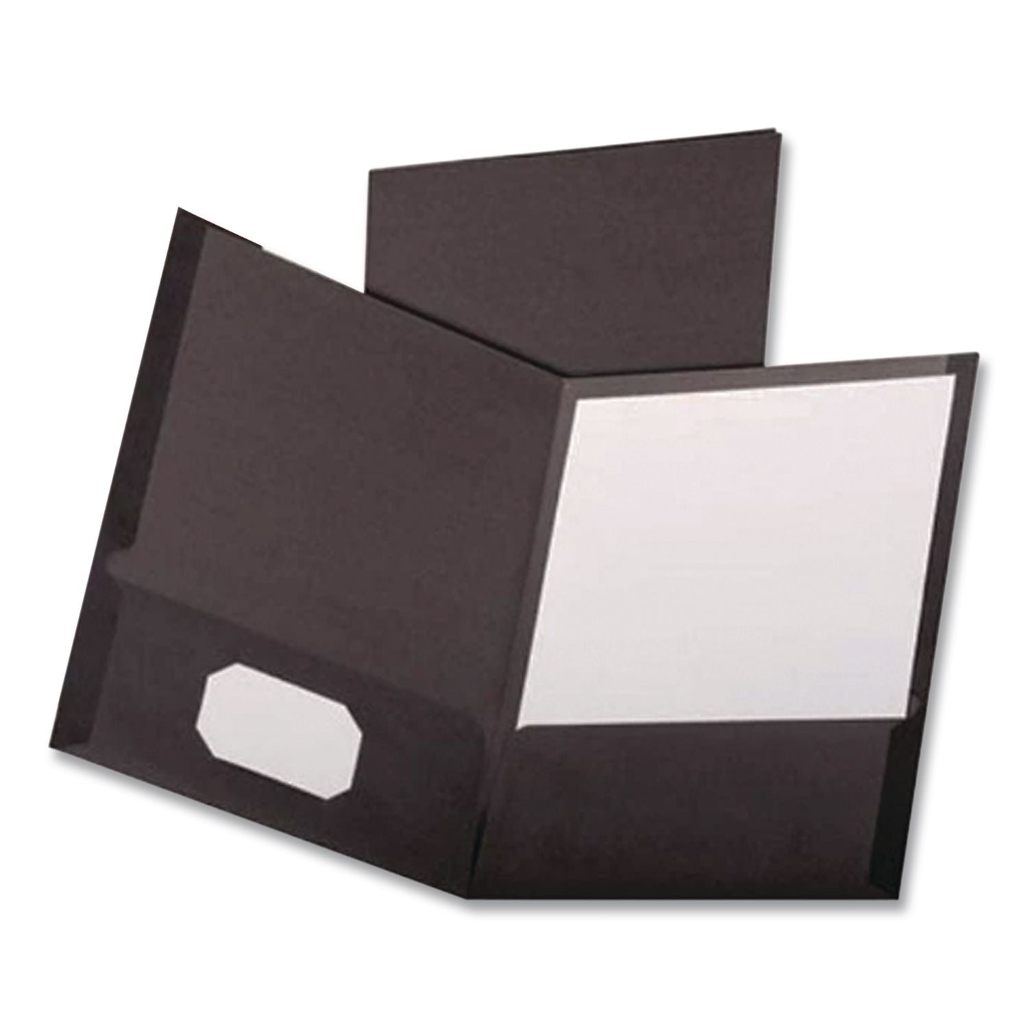 Linen Finish Twin Pocket Folders, 100-Sheet Capacity, 11 x 8.5, Light Gray, 25/Box