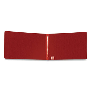 PressGuard Report Cover with Reinforced Top Hinge, Two-Prong Metal Fastener, 2" Capacity, 8.5 x 11, Red/Red