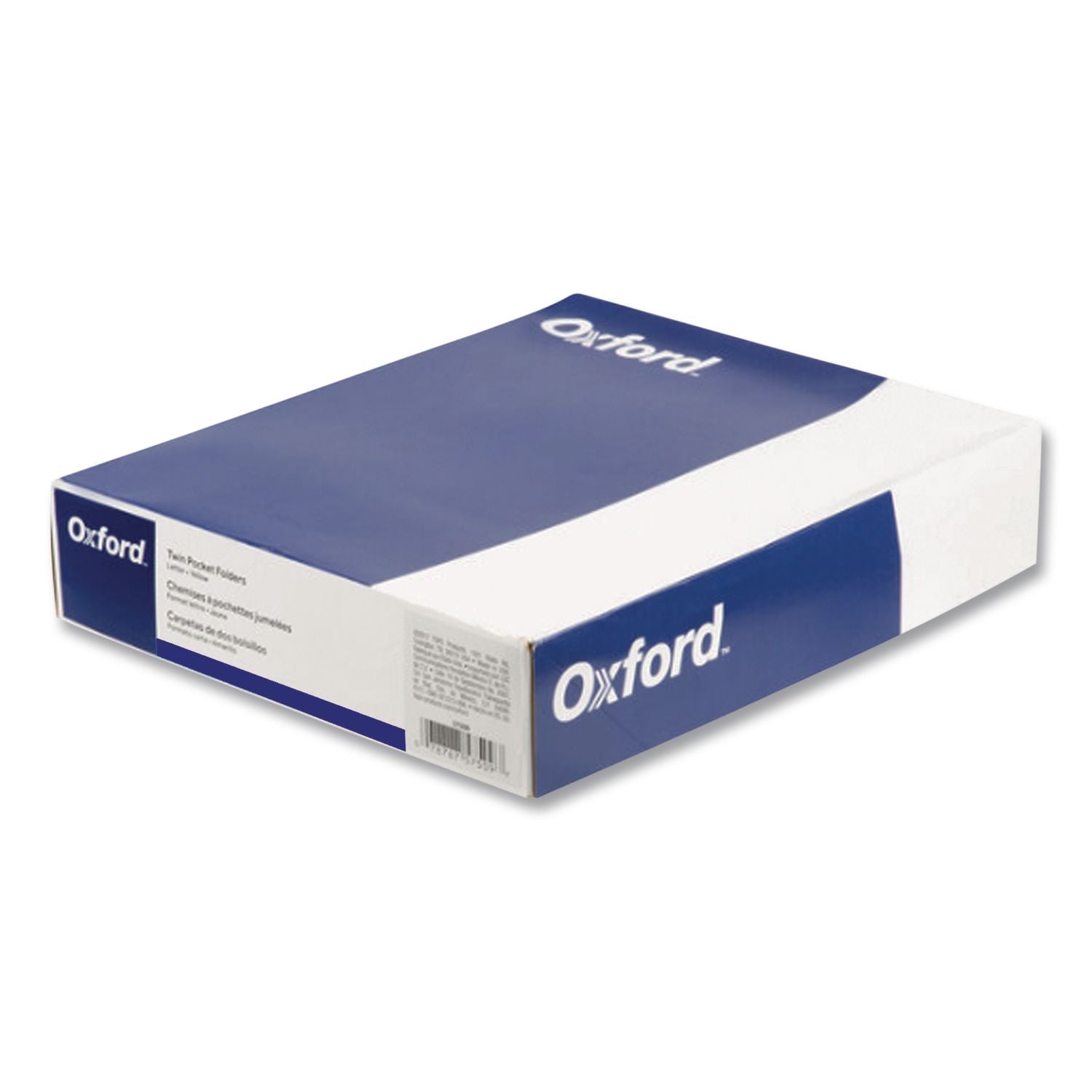 Leatherette Two Pocket Portfolio, 8.5 x 11, Blue/Blue, 10/Pack