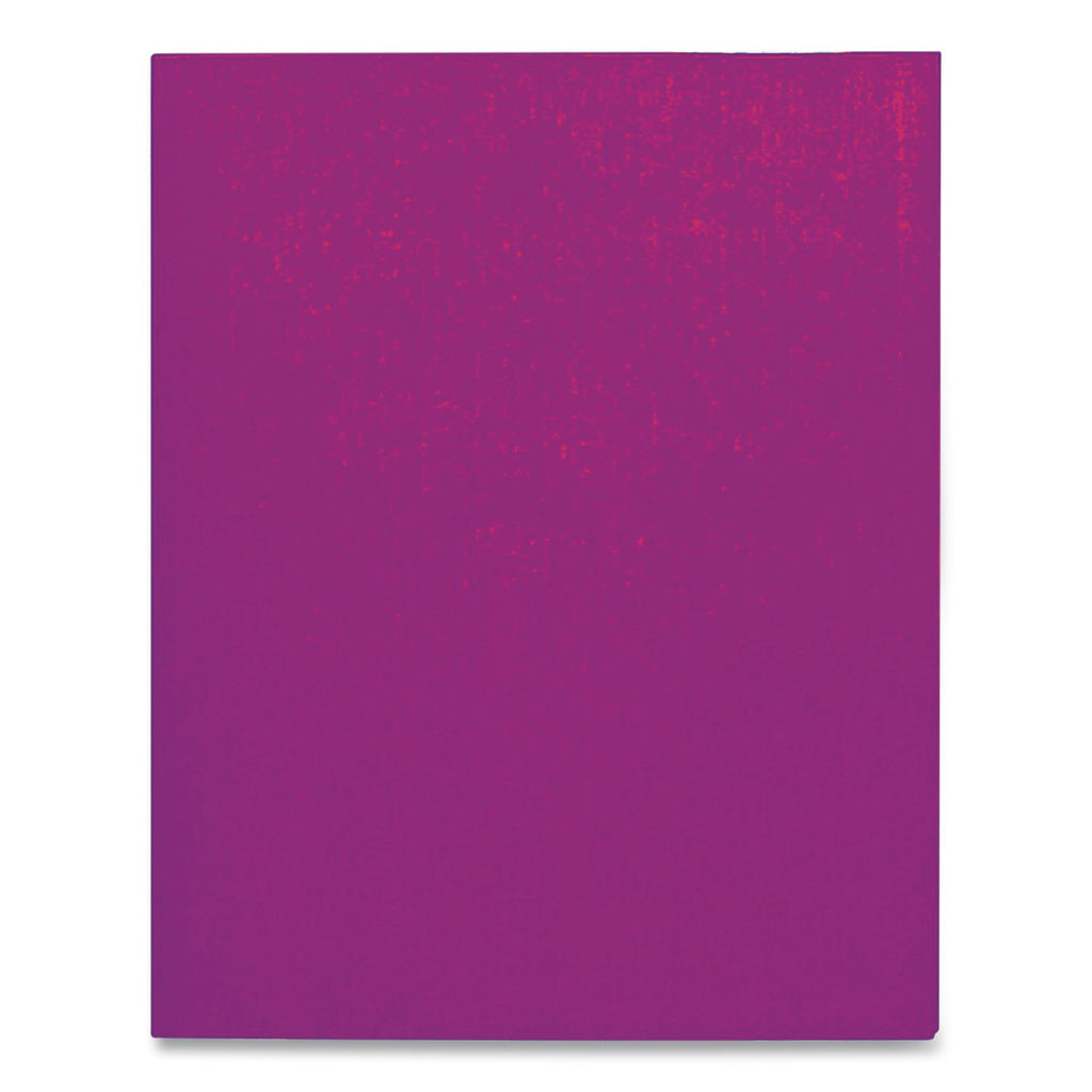Twin-Pocket Folders with 3 Fasteners, 0.5" Capacity, 11 x 8.5, Burgundy, 25/Box