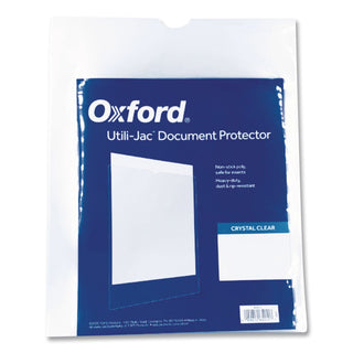 Utili-Jac Heavy-Duty Clear Plastic Envelopes, 8.5 x 11, Letter, 50/Box