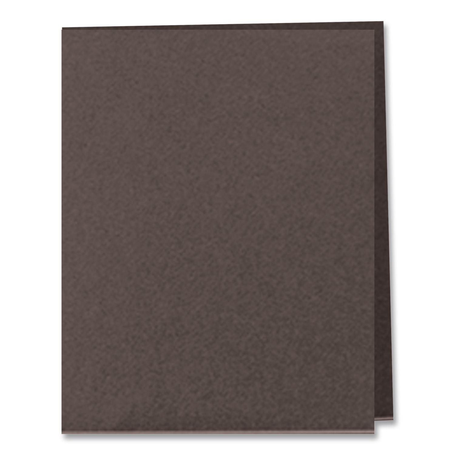 Tri-Fold Folder w/3 Pockets, 150-Sheet Capacity, 11 x 8.5, Black, 20/Box