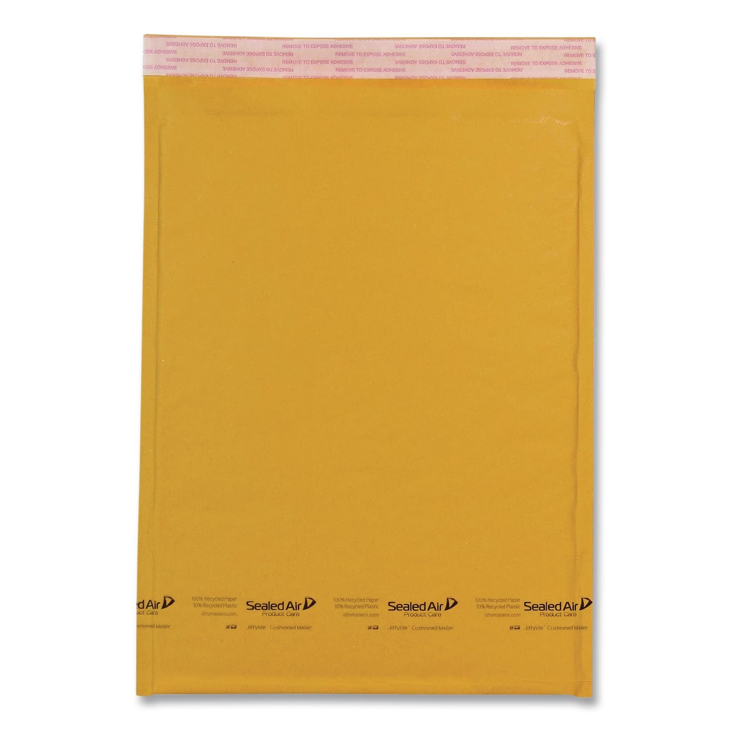 Jiffylite Self-Seal Bubble Mailer, #0, Barrier Bubble Air Cell Cushion, Self-Adhesive Closure, 6 x 10, Brown Kraft, 200/CT