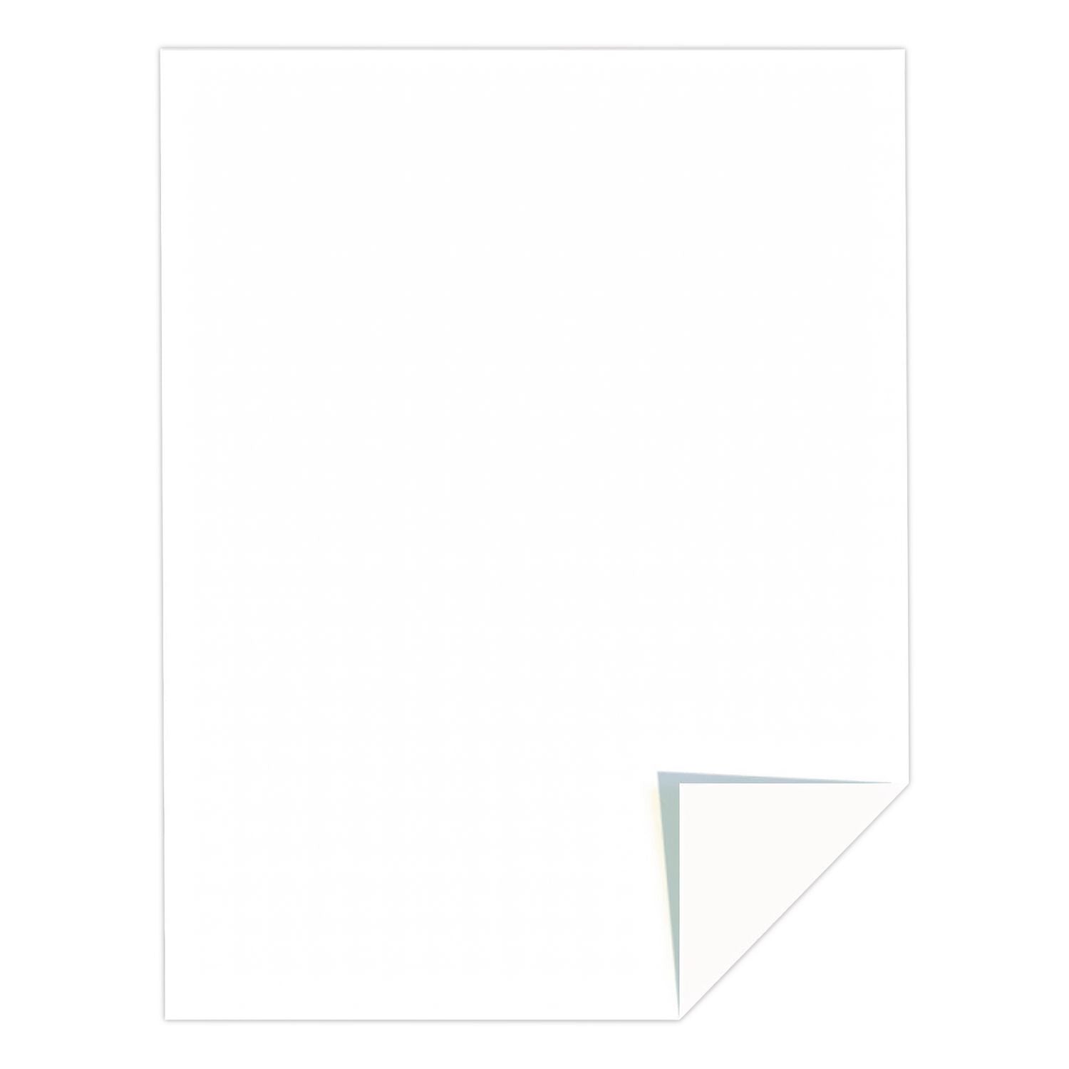 100% Cotton Resume Paper, 95 Bright, 24 lb Bond Weight, 8.5 x 11, White, 100/Pack