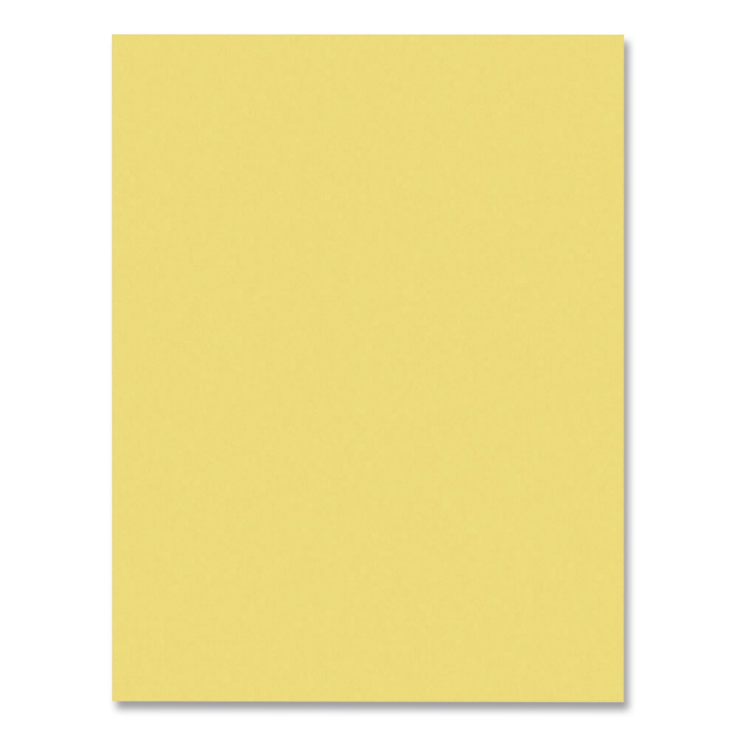Kaleidoscope Multipurpose Colored Paper, 24 lb Bond Weight, 8.5 x 11, Lemon Yellow, 500/Ream