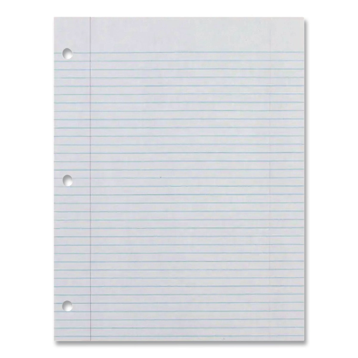 Ecology Filler Paper, 3-Hole, 8.5 x 11, Medium/College Rule, 150/Pack