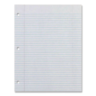 Ecology Filler Paper, 3-Hole, 8.5 x 11, Medium/College Rule, 150/Pack