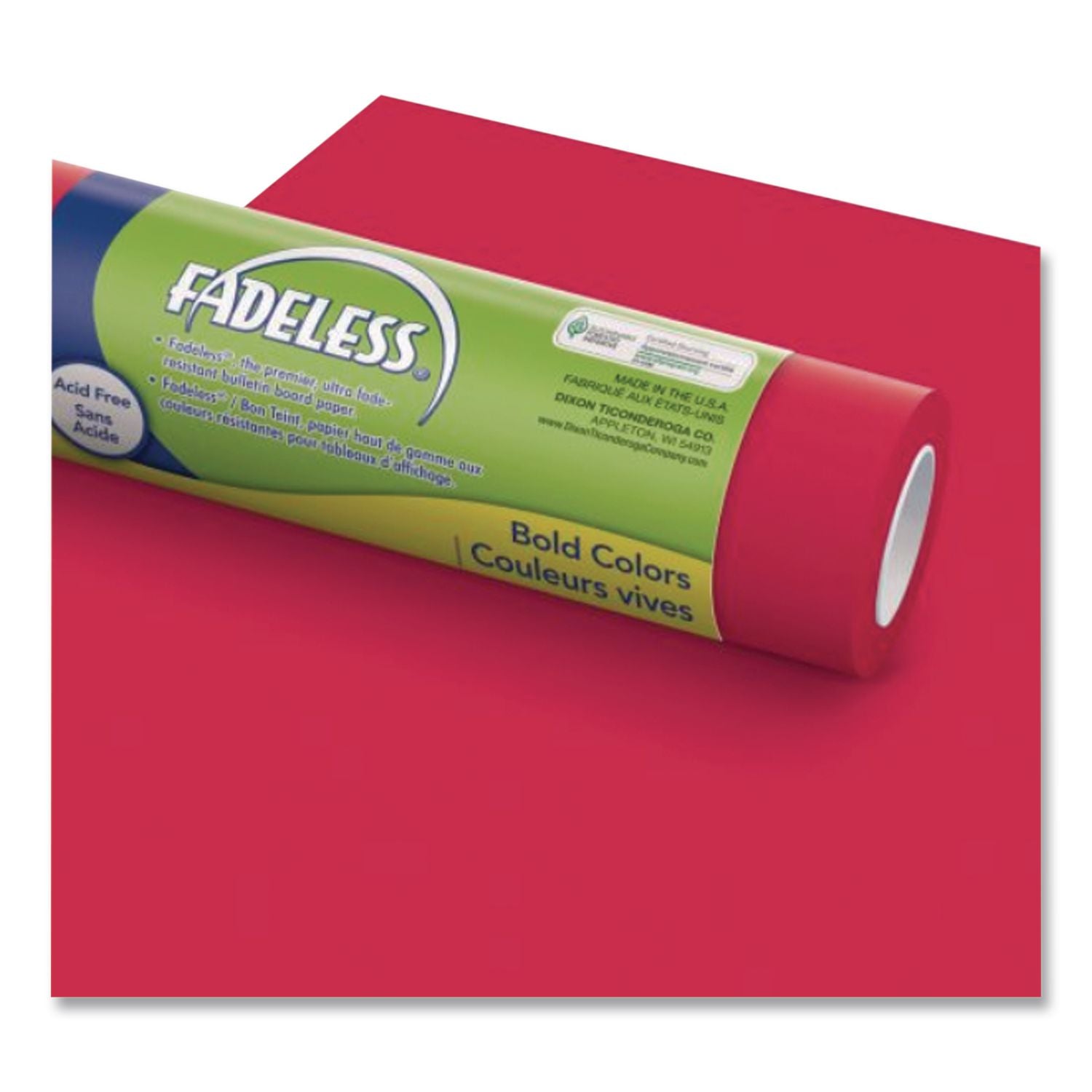 Fadeless Paper Roll, 50 lb Bond Weight, 48" x 50 ft, Flame