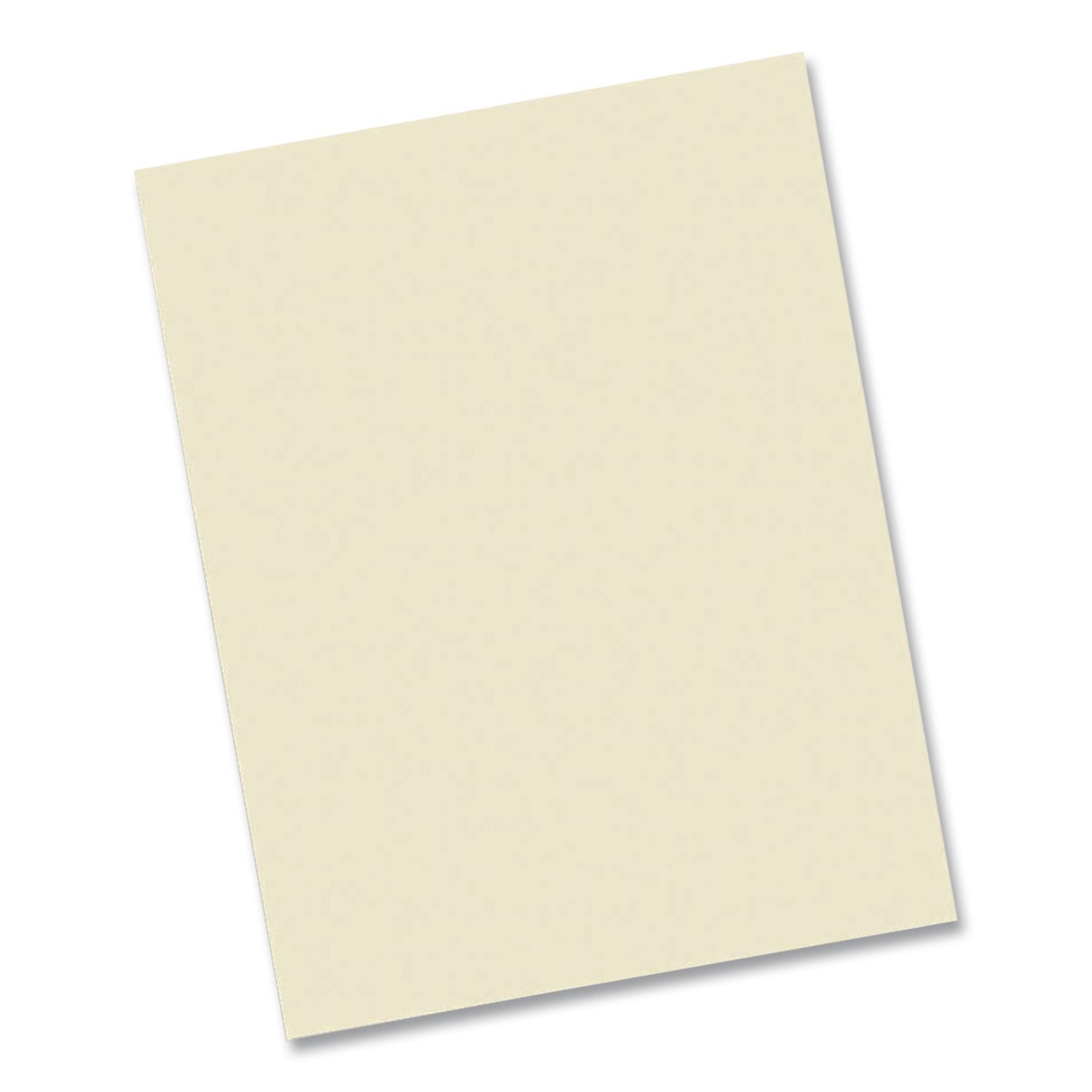 Array Card Stock, 65 lb Cover Weight, 8.5 x 11, Ivory, 100/Pack