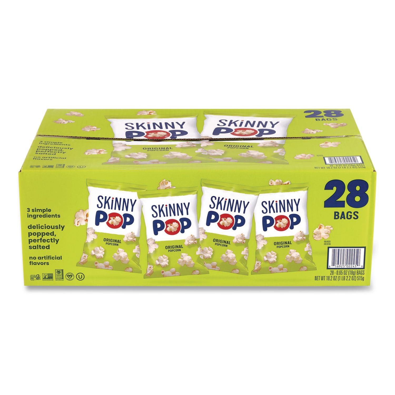 Popcorn, Original, 0.65 oz Bag, 24/Carton, Ships in 1-3 Business Days