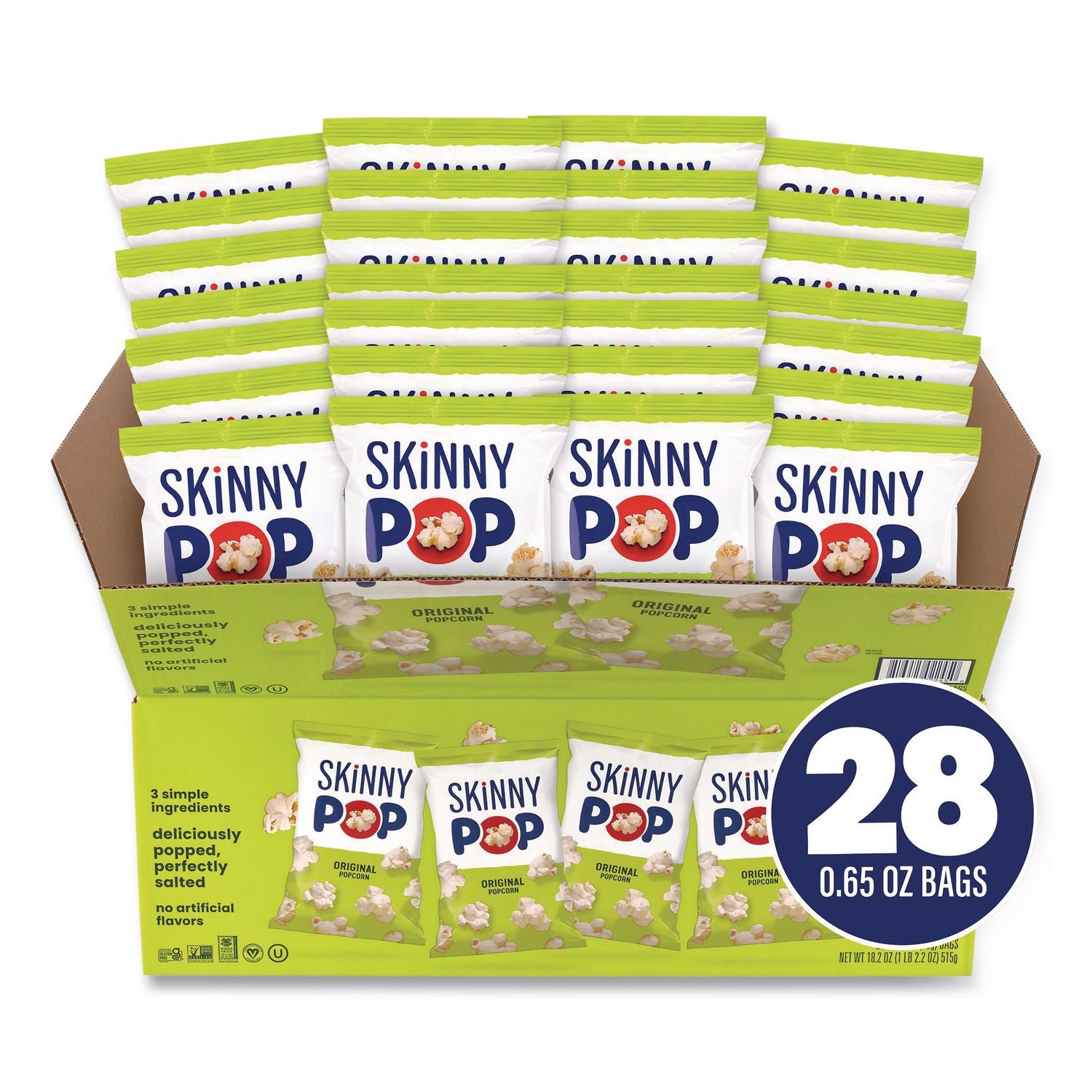 Popcorn, Original, 0.65 oz Bag, 24/Carton, Ships in 1-3 Business Days