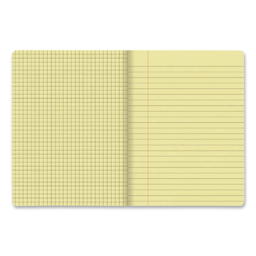 Composition Book, Wide/Legal Rule, Yellow Cover, (100) 9.75 x 7.5 Sheets
