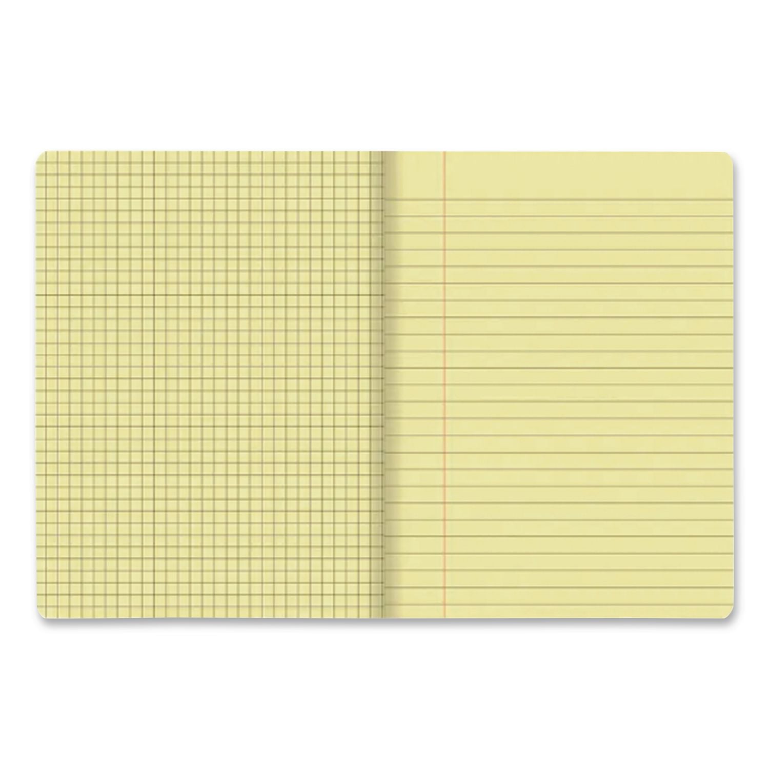 Composition Book, Wide/Legal Rule, Yellow Cover, (100) 9.75 x 7.5 Sheets