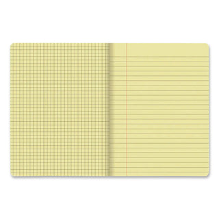 Composition Book, Wide/Legal Rule, Yellow Cover, (100) 9.75 x 7.5 Sheets