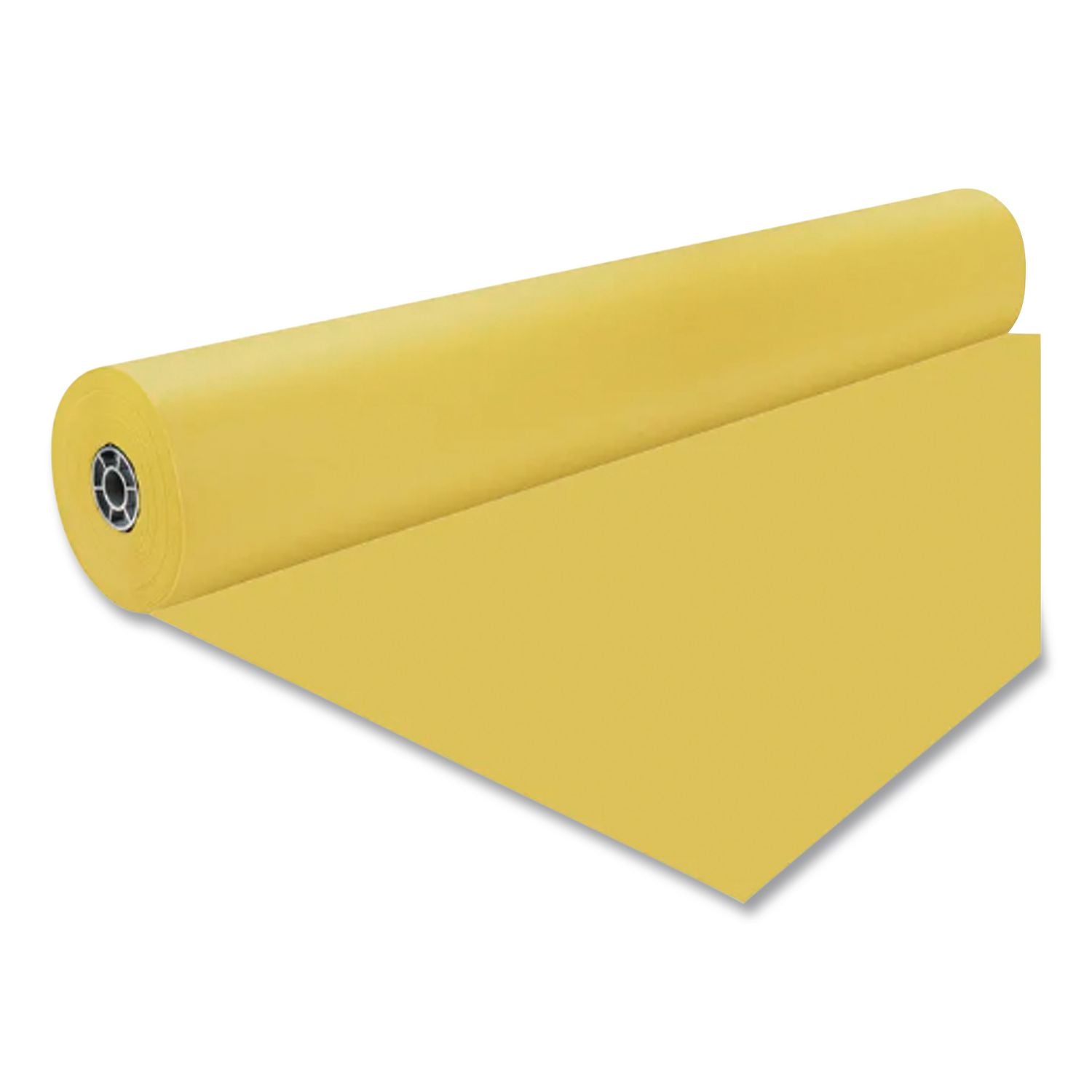 Rainbow Duo-Finish Colored Kraft Paper, 35 lb Wrapping Weight, 36" x 1,000 ft, Canary