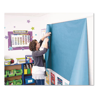 Rainbow Duo-Finish Colored Kraft Paper, 35 lb Wrapping Weight, 36" x 1,000 ft, Brite Blue