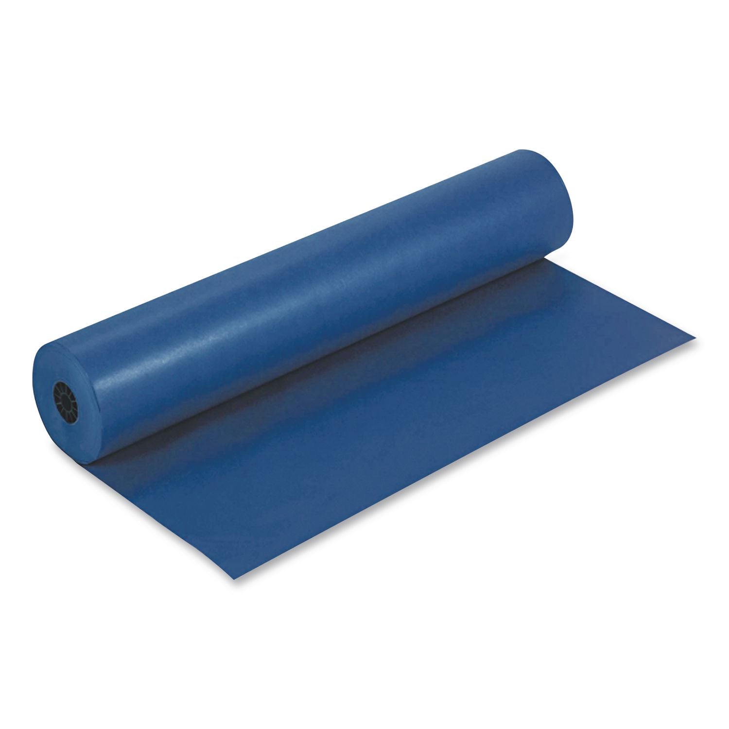 Rainbow Duo-Finish Colored Kraft Paper, 35 lb Wrapping Weight, 36" x 1,000 ft, Dark Blue