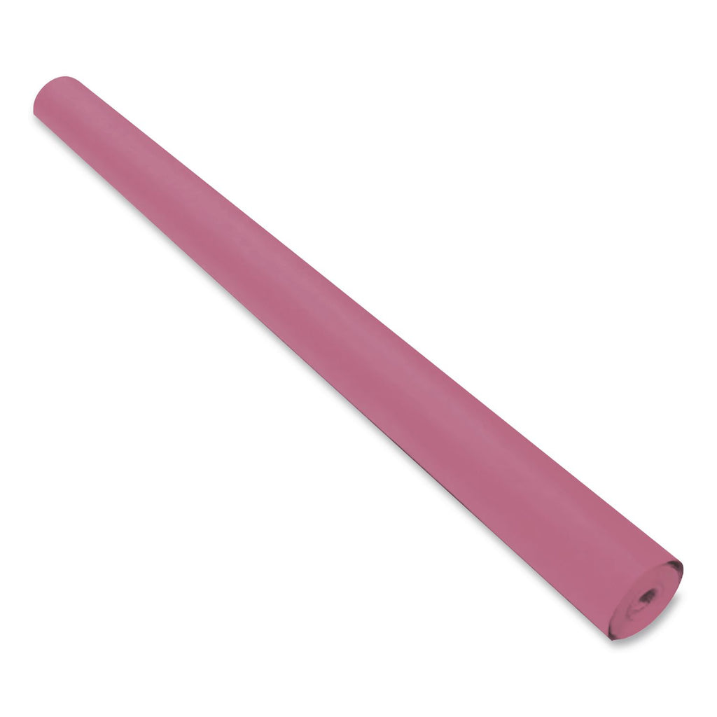 Rainbow Duo-Finish Colored Kraft Paper, 35 lb Wrapping Weight, 36" x 1,000 ft, Pink
