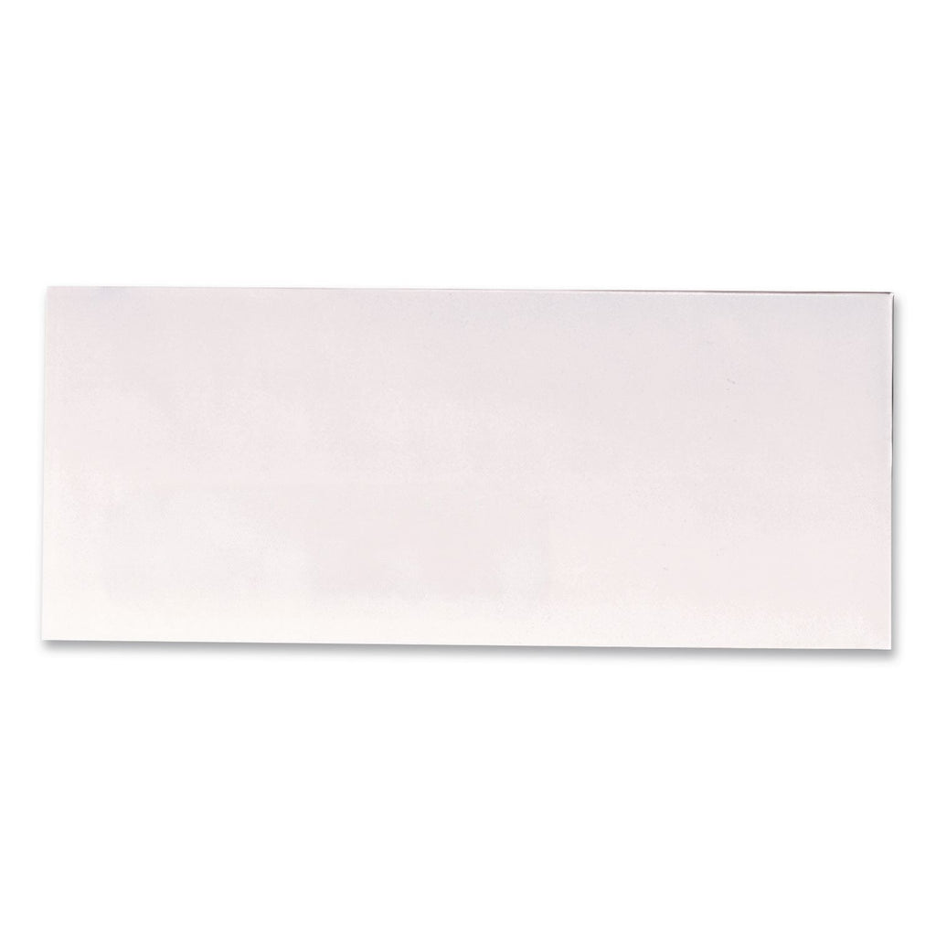 Security Tint Business Envelope, #10, Commercial Flap, Gummed Closure, 4.13 x 9.5, White, 500/Box