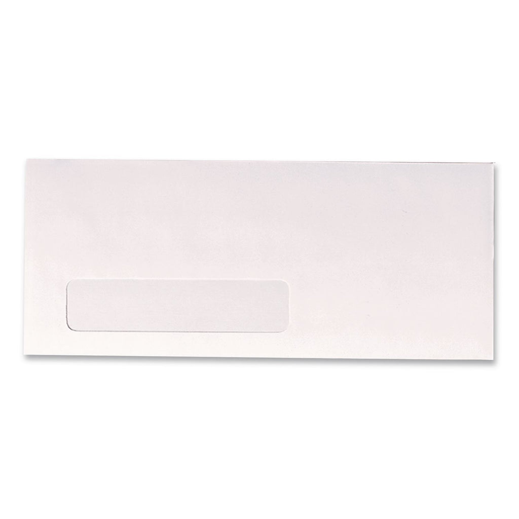 Invoice-Format Address-Window Envelope, #10, Commercial Flap, Gummed Closure, 4.13 x 9.5, White, 500/Box