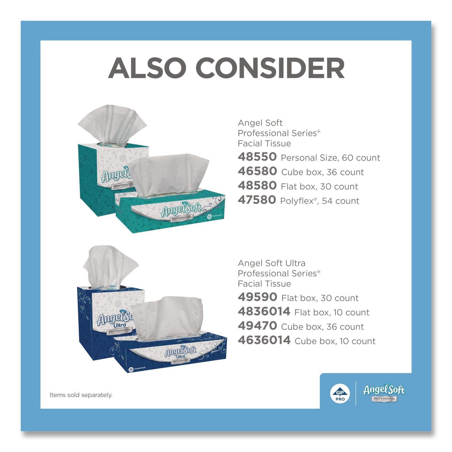 Premium Facial Tissue in Cube Box, 2-Ply, White, 96 Sheets/Box, 36 Boxes/Carton