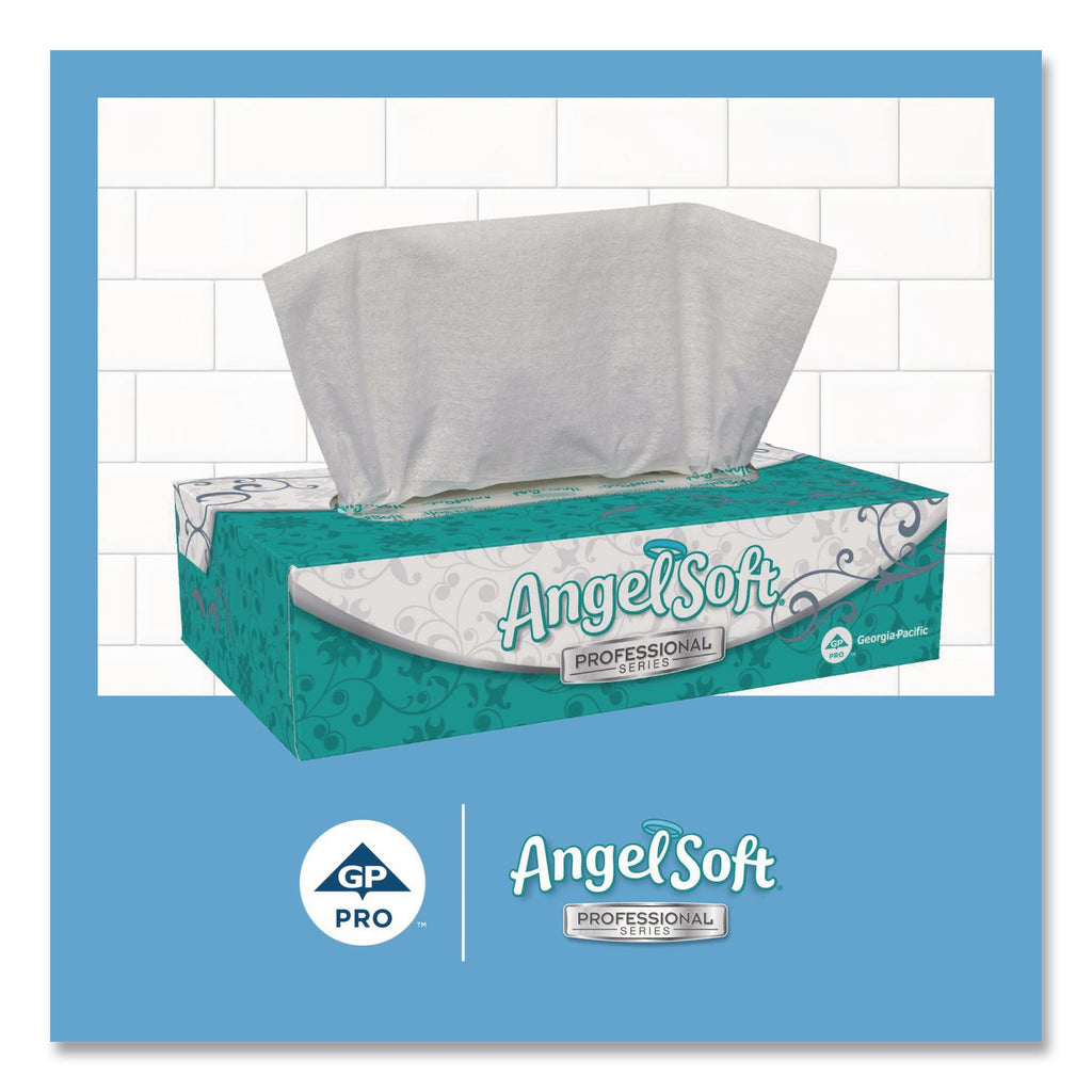 Premium Facial Tissues in Flat Box, 2-Ply, White, 100 Sheets, 30 Boxes/Carton