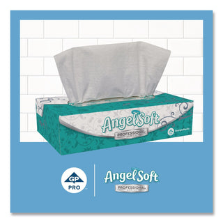 Premium Facial Tissues in Flat Box, 2-Ply, White, 100 Sheets, 30 Boxes/Carton