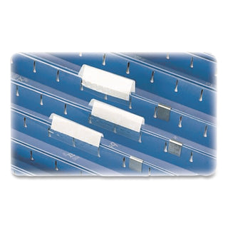 Blank Inserts For Hanging File Folders, Compatible with 42 Series Tabs, 1/5-Cut, White, 2" Wide, 100/Pack