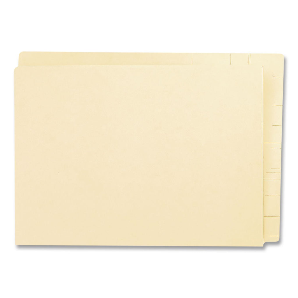 Manila Conversion Folders, Straight Tabs, Letter Size, 0.75" Expansion, Manila, 100/Box