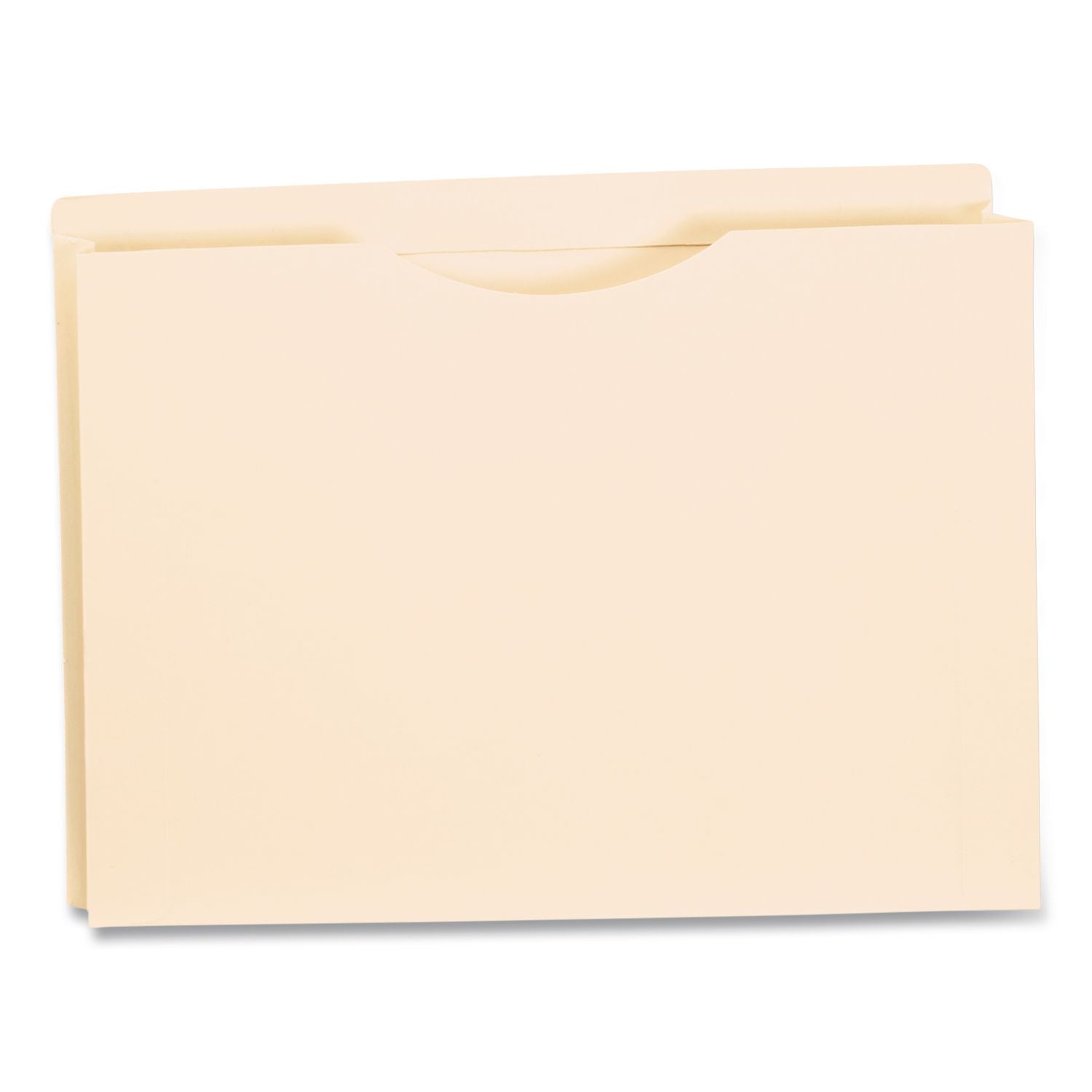 Manila Reinforced File Jackets, 2-Ply Straight Tab, Letter Size, Manila, 50/Box