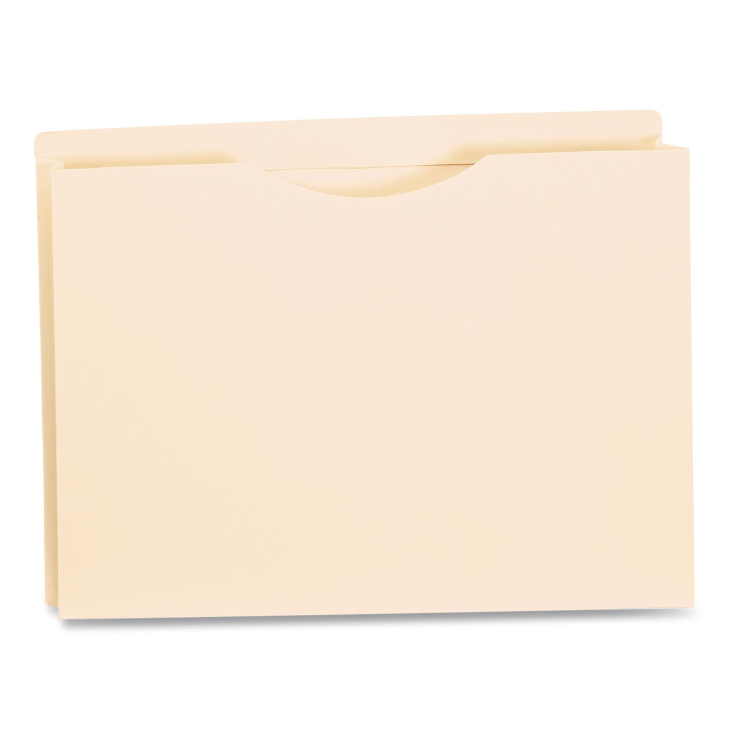 Manila Reinforced File Jackets, 2-Ply Straight Tab, Letter Size, Manila, 50/Box