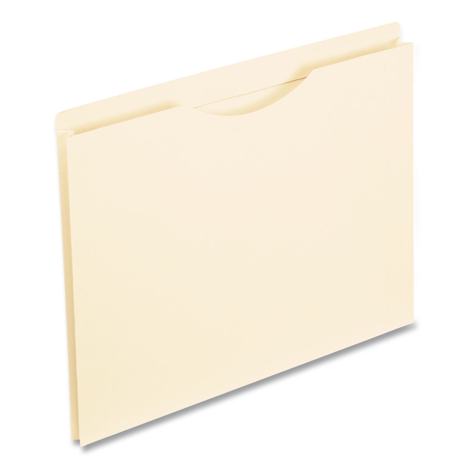 Manila Reinforced File Jackets, 2-Ply Straight Tab, Letter Size, Manila, 50/Box