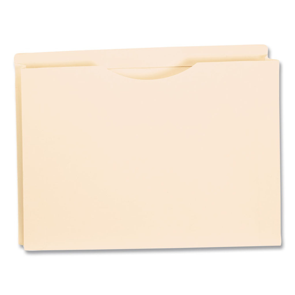 Manila Reinforced File Jackets, 2-Ply Straight Tab, Legal Size, Manila, 50/Box