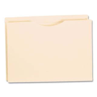Manila Reinforced File Jackets, 2-Ply Straight Tab, Legal Size, Manila, 50/Box