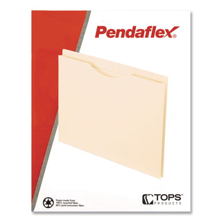 Manila Reinforced File Jackets, 2-Ply Straight Tab, Legal Size, Manila, 50/Box
